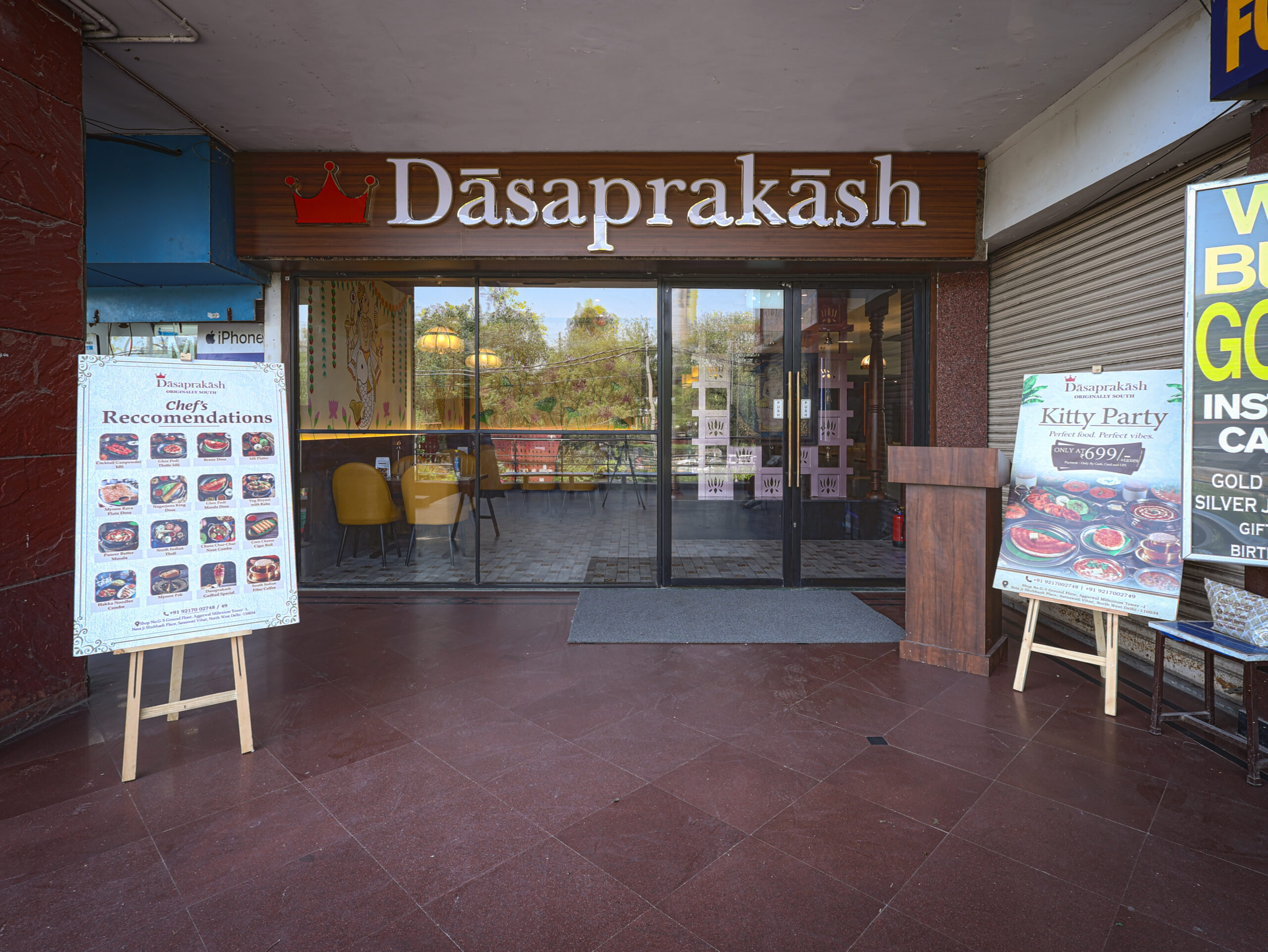 South Indian vegetarian cuisine in NSP